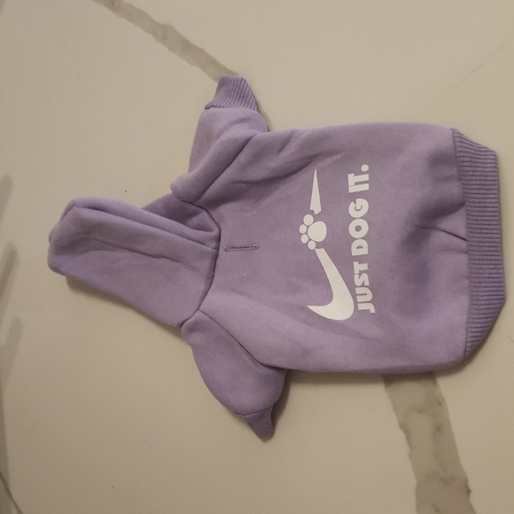 Dog Hoodie Keep Your Pup Warm and Stylish with a 'Just Dog It' hoodie sz XS NWOT - Picture 2 of 7
